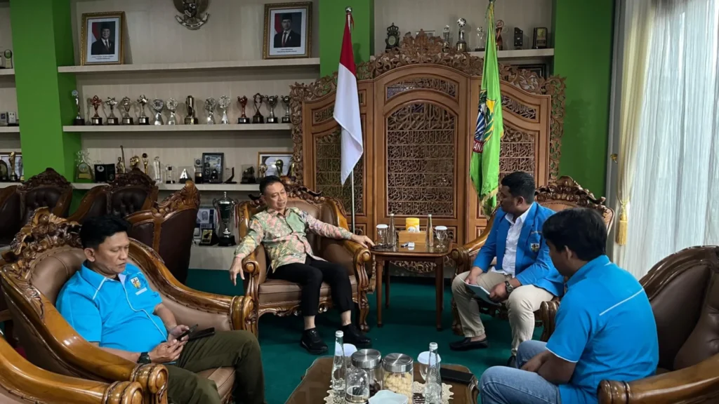 Audiensi DPD KNPI Kota Pontianak bersama Wali Kota Pontianak membahas program aksi nyata pemuda untuk pembangunan kota sepanjang tahun 2026.