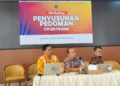 Workshop Internasional Review Pedoman FEBI, 26–27 November 2025, momen penyelesaian tiga dokumen strategis kelembagaan untuk penguatan mutu akademik dan tata kelola fakultas.