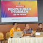 Workshop Internasional Review Pedoman FEBI, 26–27 November 2025, momen penyelesaian tiga dokumen strategis kelembagaan untuk penguatan mutu akademik dan tata kelola fakultas.