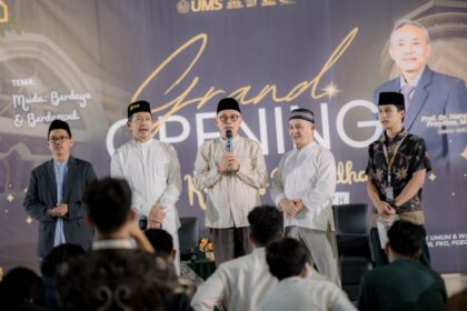 Rektor UMS membuka Gema Kampus Ramadhan 1447 H di Masjid Sudalmiyah Rais