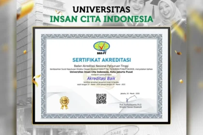 Dokumen akreditasi UICI BAN-PT menunjukkan peringkat Baik untuk institusi pendidikan