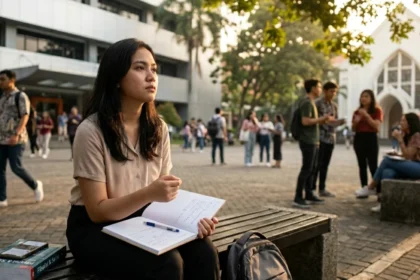Mahasiswa Katolik merenungkan iman di tengah dinamika kehidupan kampus modern