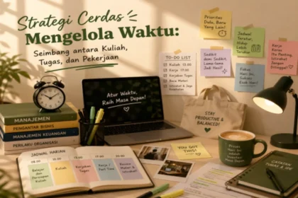 Mahasiswa mengatur jadwal kuliah dan kerja sebagai bagian manajemen waktu mahasiswa