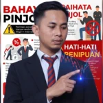 Ilustrasi peningkatan pinjol ilegal Indonesia dan dampaknya pada ekonomi masyarakat