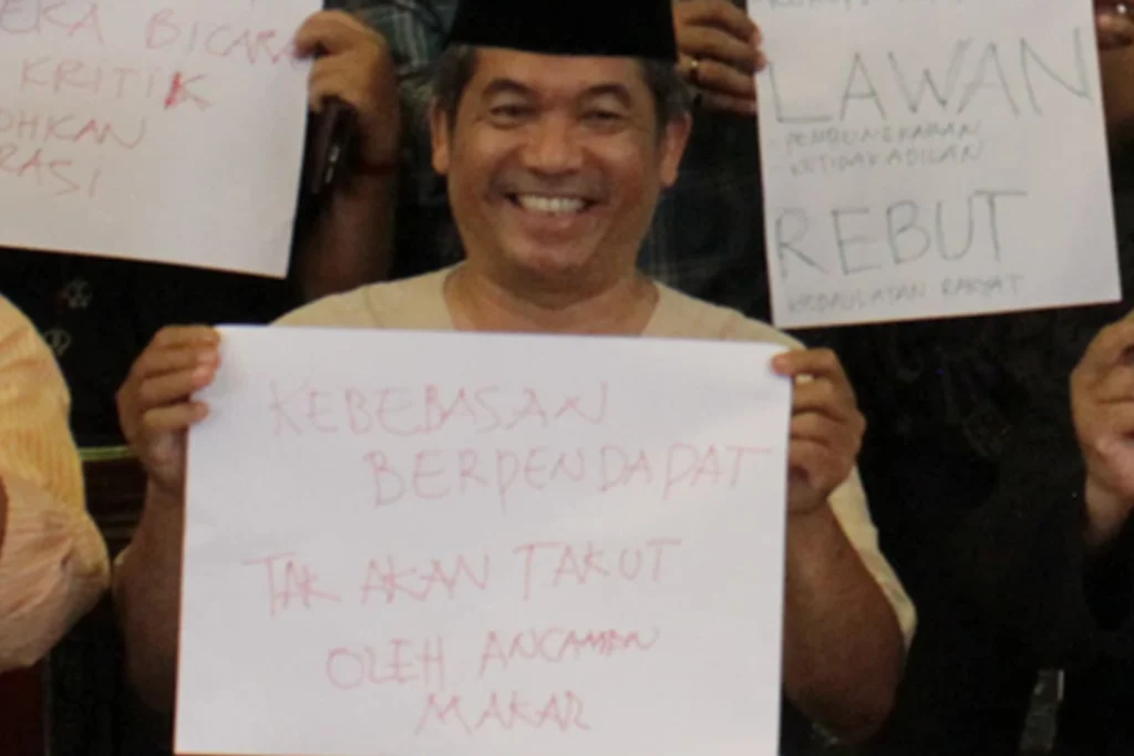 Ray Rangkuti menyampaikan kritik terkait penahanan aktivis pada era pemerintahan Prabowo