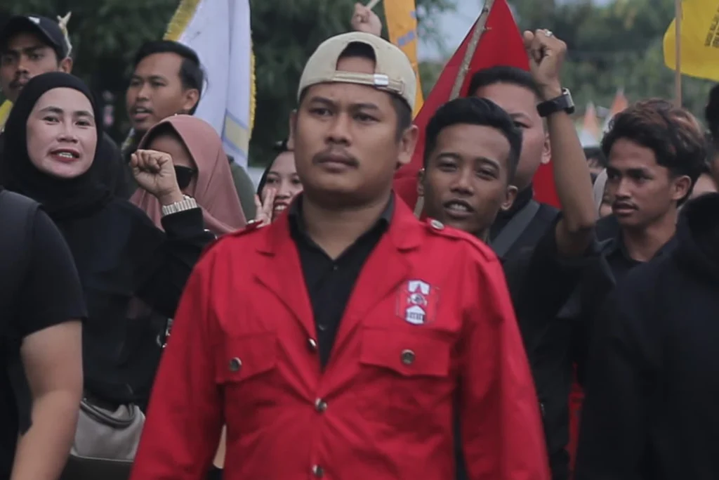 Ketua DPC GMNI Mempawah menyampaikan desakan Rekonsiliasi GMNI Kalbar kepada kader