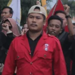 Ketua DPC GMNI Mempawah menyampaikan desakan Rekonsiliasi GMNI Kalbar kepada kader
