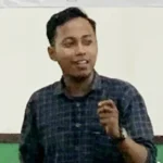 instruktur organisasi saat peringatan Milad Badan Pengelolaan Latihan HMI 2026 sebagai simbol penjaga arah pengkaderan.