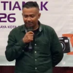 Aksi refleksi May Day 2026 terkait upah pekerja media di Pontianak