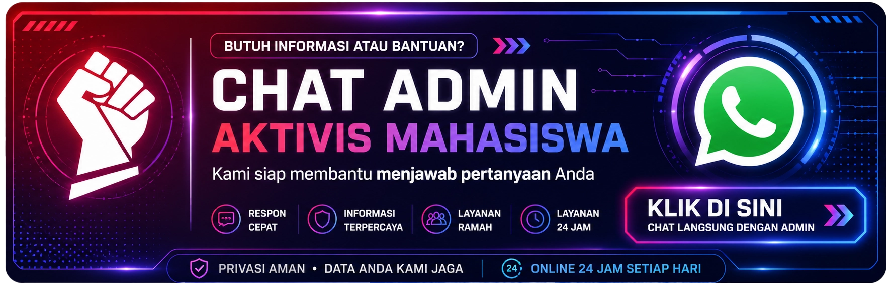 Chat Admin Aktivis Mahasiswa
