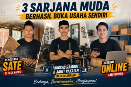 Tiga alumni UNU Kalbar mengembangkan alumni sukses berwirausaha melalui usaha mandiri di berbagai bidang.
