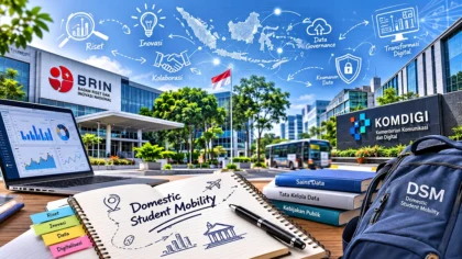 Mahasiswa mengikuti kegiatan Domestic Student Mobility melalui kunjungan edukatif ke berbagai institusi nasional.