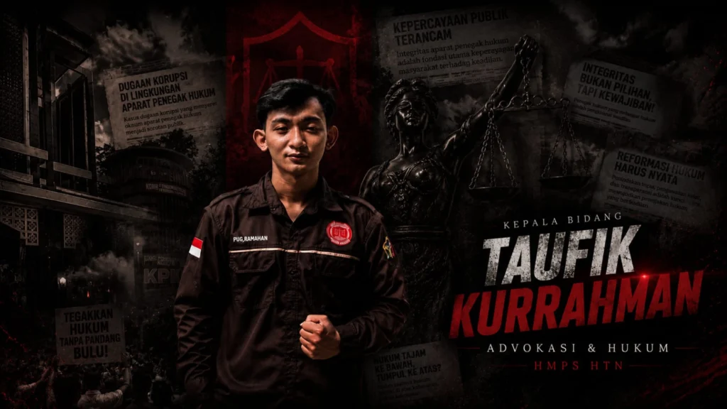 Ilustrasi simbol keadilan menggambarkan Integritas Penegakan Hukum dalam sistem peradilan Indonesia.