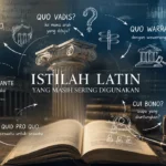 Ilustrasi kumpulan frasa istilah latin yang masih digunakan dalam hukum, politik, dan akademik.
