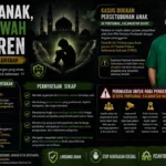 Ilustrasi lingkungan pesantren yang menekankan pentingnya Perlindungan Anak dan keamanan santri.