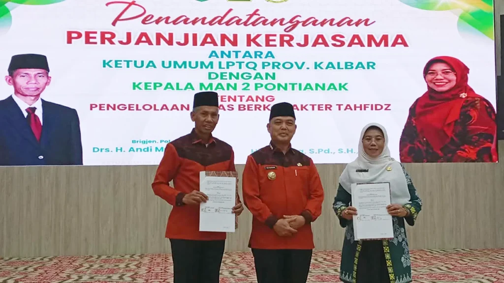 Kelas Karakter Tahfidz MAN 2 Pontianak dalam pembinaan Al-Qur’an bersama LPTQ Kalimantan Barat