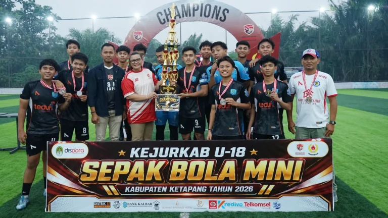 Sepak Bola Mini U-18 Ketapang ditutup dengan Porsas FC sebagai juara