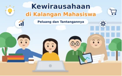 Kewirausahaan mahasiswa melalui pengembangan usaha makanan hewan, pakaian, dan jasa pembersihan sepatu.