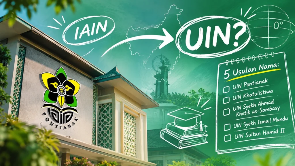 Forum pembahasan nama UIN Pontianak dengan lima usulan identitas universitas Islam negeri.